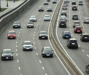 Samochody na autostradzie